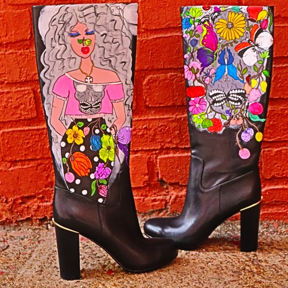 MICHAEL KORS KNEE HIGH BOOTS, Size 7 5 - Picture 8 of 12